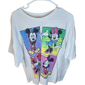 Vintage Mickey Unlimited  4 Picture Shirt 90s Size 2XL